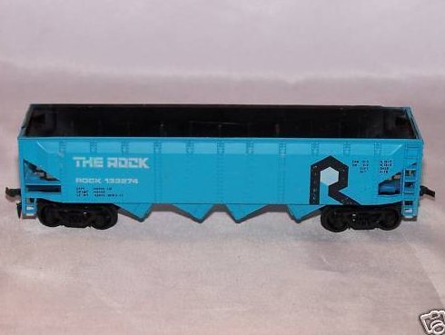 Electric Train Cargo Car, The Rock, Rock