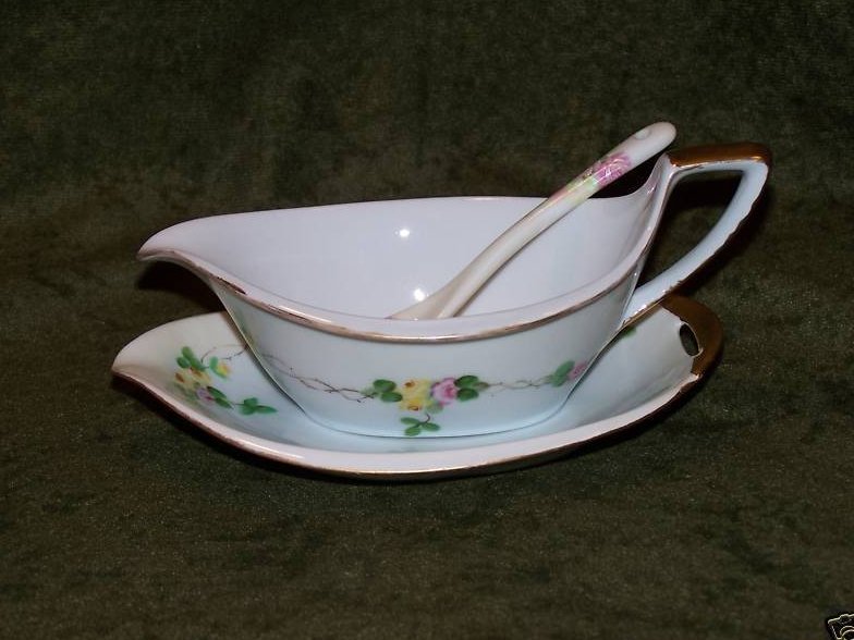 Image 2 of PM Bavaria Gravy Boat, Dish Old World Antique 