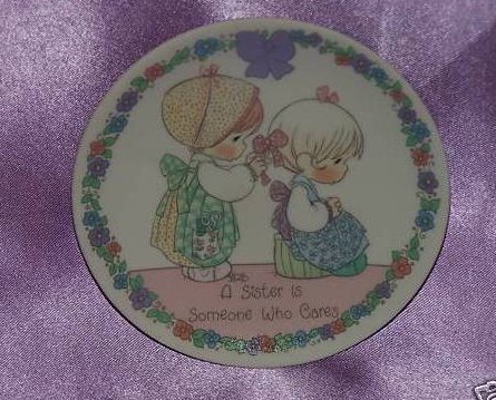 Image 0 of Precious Moments Sister is Someone Who Cares Plate