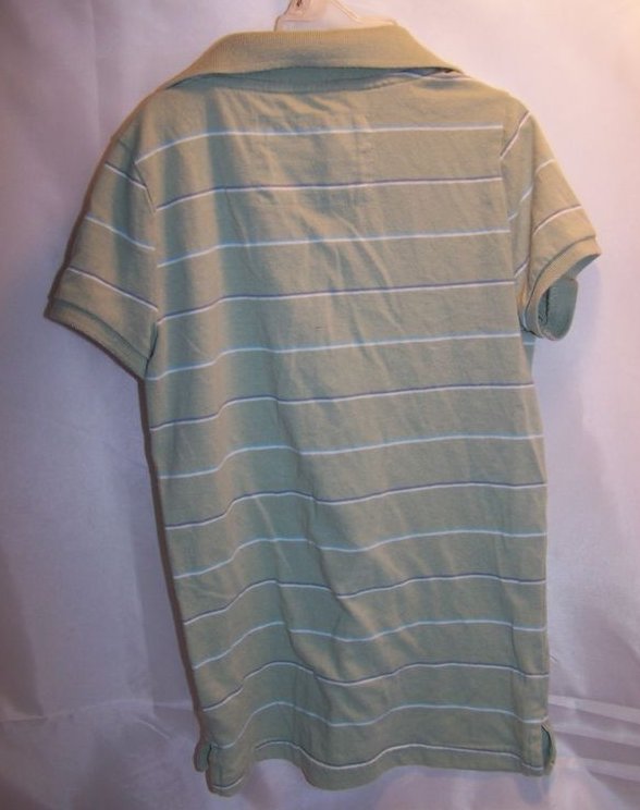 Image 2 of SZ M Girls Short Sleeved Striped Shirt, Abercrombie