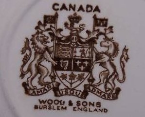 Image 1 of Canadian Mounted Police Officer, Horse Plate, Wood and Sons