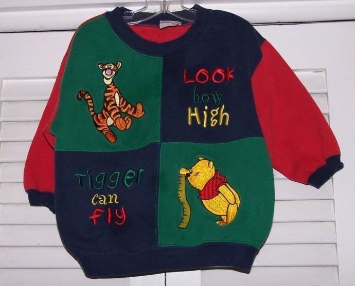 Image 0 of Tigger and Pooh, Look How High Tigger Can Fly, Sweatshirt