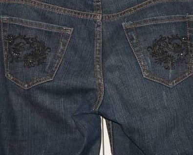 Image 0 of X2 Sz 2 Juniors Jeans, Great Design, Back Pocket Bling