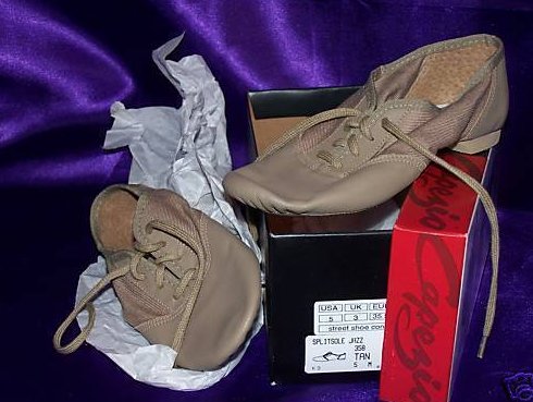 Image 0 of New in Box 5 M Split Sole Jazz Dance Shoes