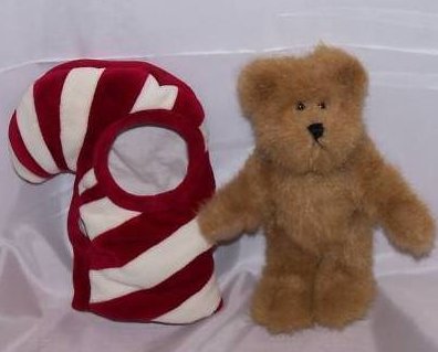 Image 1 of Boyds Bears C.C. Peekers in Candy Cane Costume