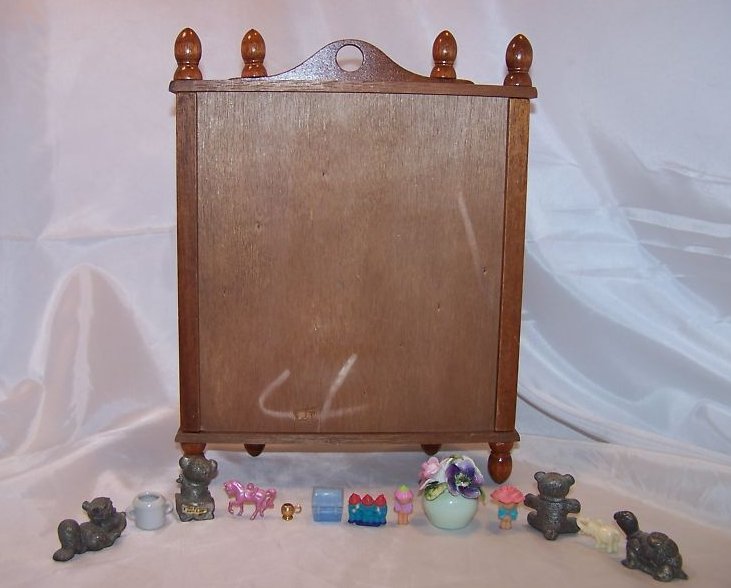 Image 5 of Miniature Curio Cabinet w Knick Knacks, Radnor Flowers