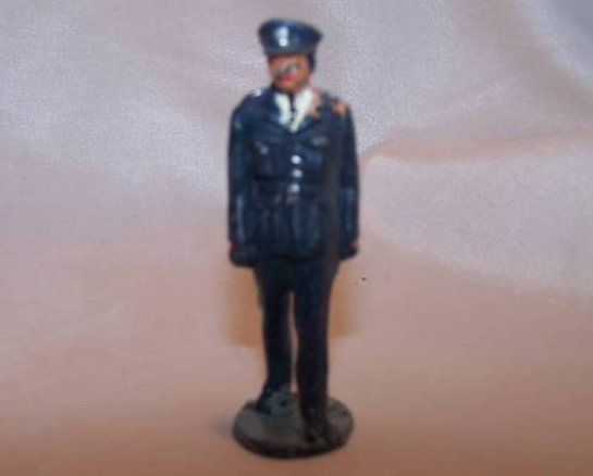 Image 0 of Toy Plastic Officer in Mid-Stride, Dress Uniform