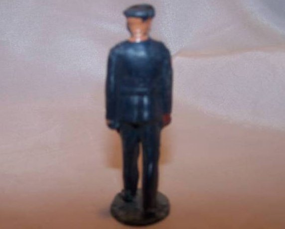 Image 1 of Toy Plastic Officer in Mid-Stride, Dress Uniform