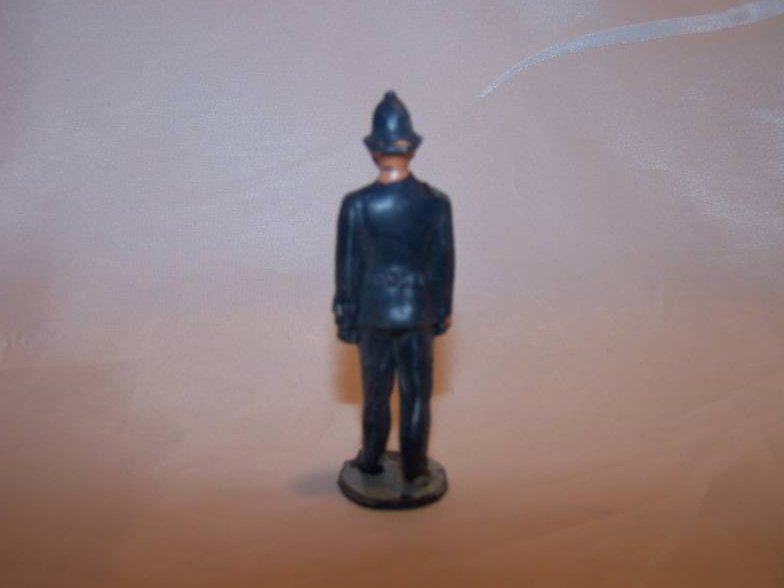 Image 2 of Toy Plastic London Bobby Police Officer in Mid-Stride