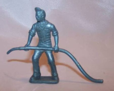 Toy Plastic Air Force Soldier, Carrying Plane Fuel Hose