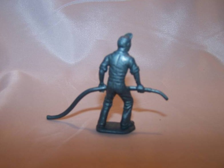 Image 1 of Toy Plastic Air Force Soldier, Carrying Plane Fuel Hose