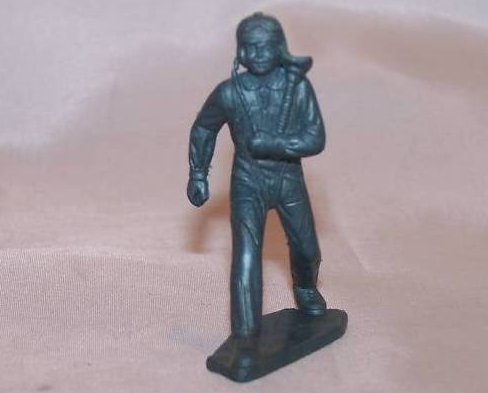 Toy Plastic Air Force Pilot, Running