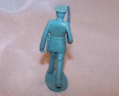 Image 1 of Toy Plastic Soldier w Gun Over Shoulder, Dress Uniform