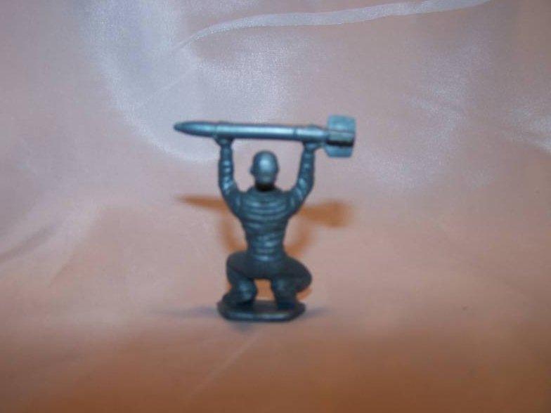 Image 1 of Toy Plastic Air Force Soldier Loading Missile