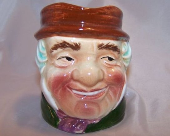  Toby Mug Creamer Smiling Man,  Hand Painted, Japan 