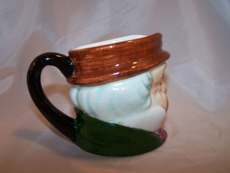 Image 3 of  Toby Mug Creamer Smiling Man,  Hand Painted, Japan 