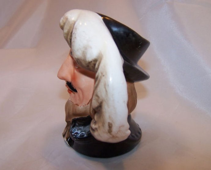 Image 1 of  Toby Mug Man in Feathered Cap, Nasco Japan  