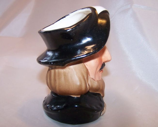 Image 3 of  Toby Mug Man in Feathered Cap, Nasco Japan  