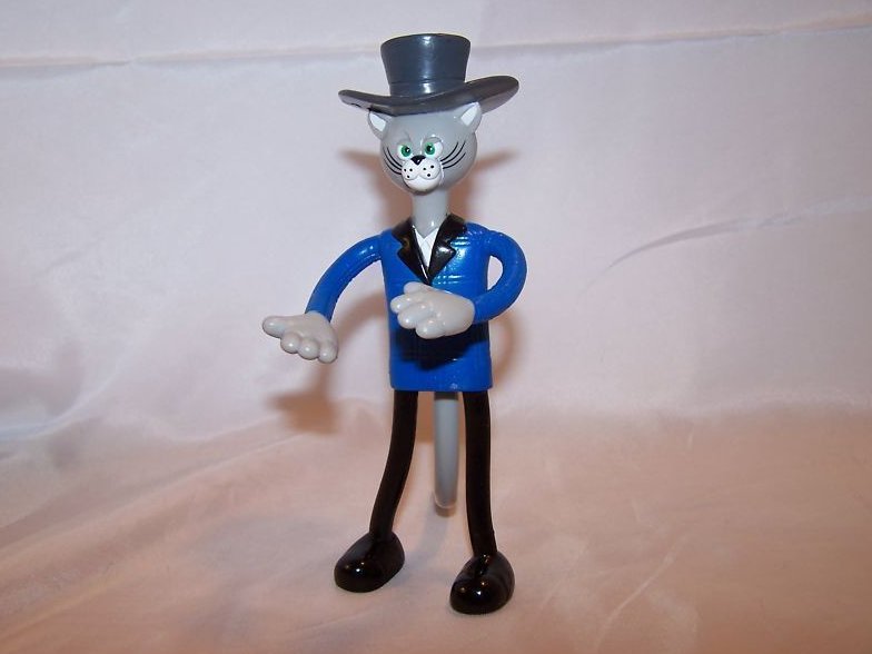 Image 0 of McDonald's Pinocchio Cat Bendable Toy, Miramax 2002