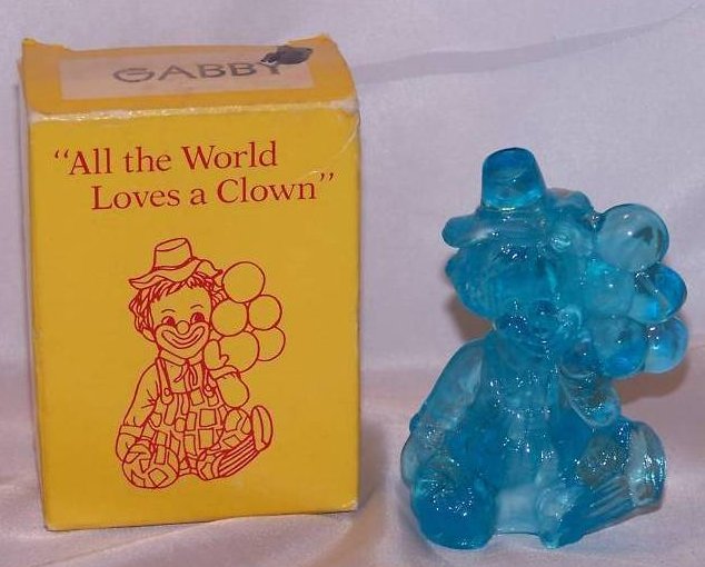 Image 0 of Mosser Glass Gabby Clown, Balloons USA, 1981, in Box