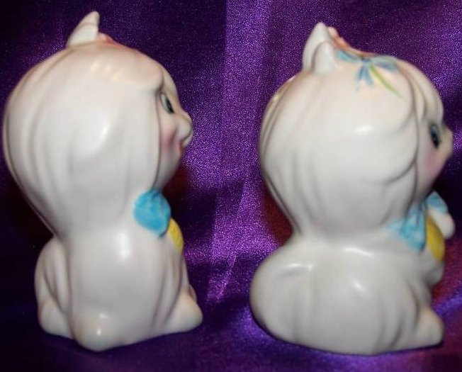 Image 1 of Puppy Dog Salt and Pepper Shakers Shaker Set, Japan 