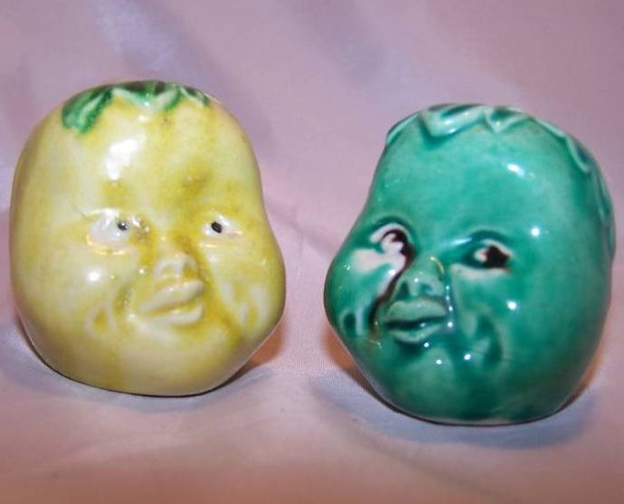 Tomato Face Salt and Pepper Shakers Shaker Japan Japanese