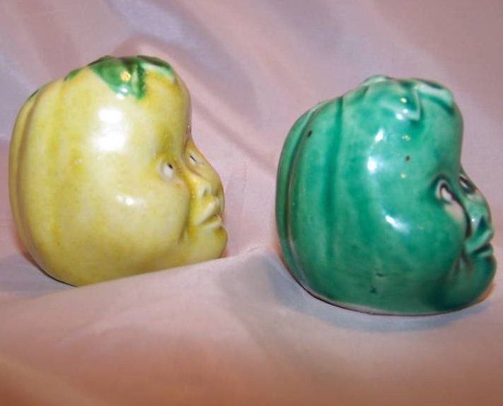 Image 3 of Tomato Face Salt and Pepper Shakers Shaker Japan Japanese