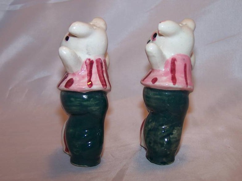 Image 1 of Circus Mouse Mice Salt and Pepper Shakers Shaker, Japan