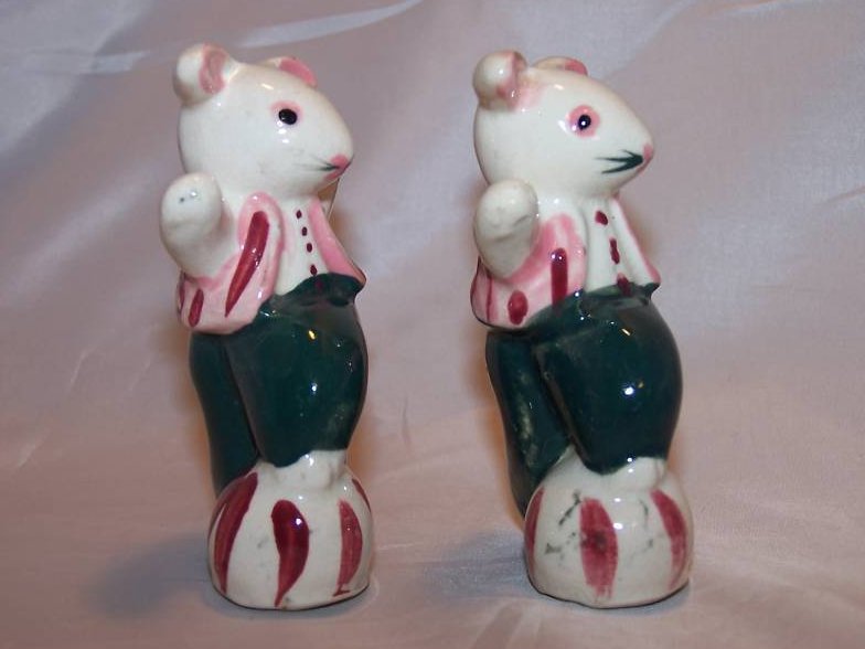 Image 3 of Circus Mouse Mice Salt and Pepper Shakers Shaker, Japan