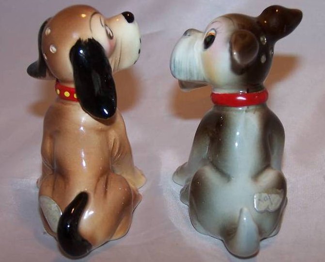 Image 3 of Salt and Pepper Shakers Dog, Puppy Shaker, Napco 