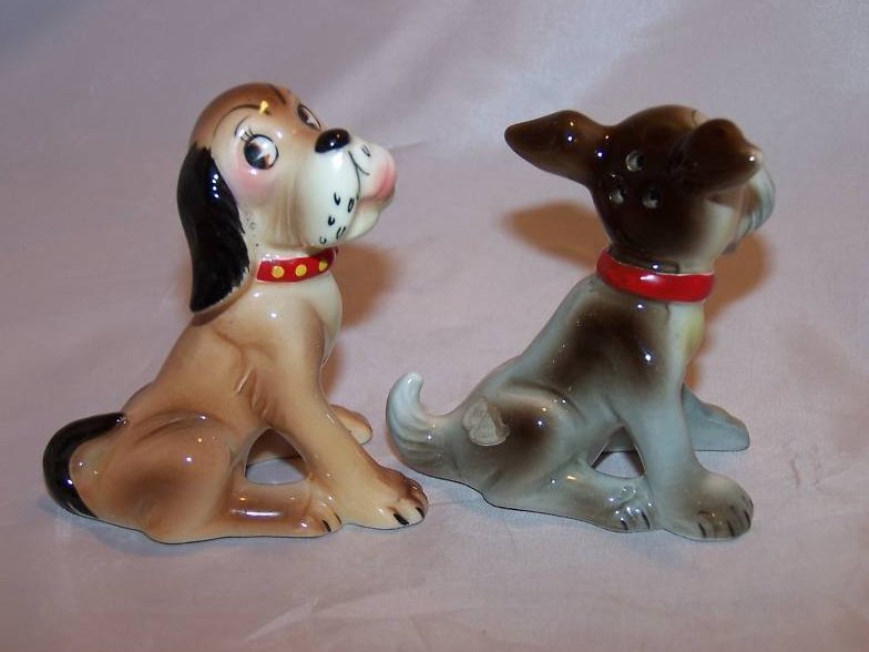 Image 4 of Salt and Pepper Shakers Dog, Puppy Shaker, Napco 