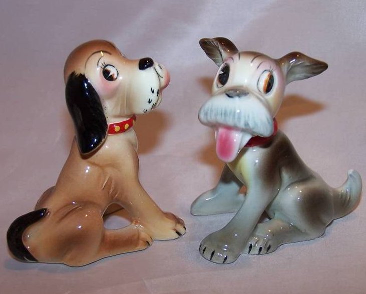 Image 5 of Salt and Pepper Shakers Dog, Puppy Shaker, Napco 