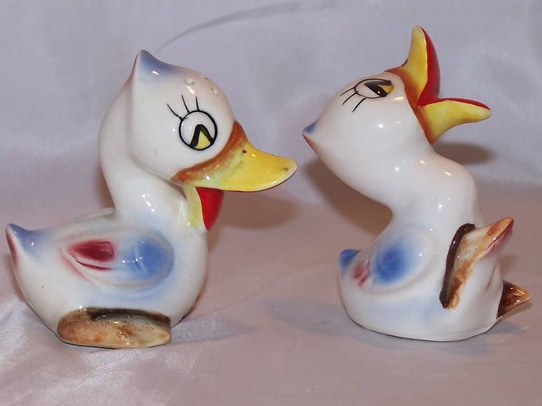 Image 3 of Colorful Duck Salt and Pepper Shakers Shaker Set, Japan Japanese