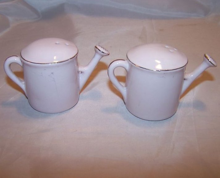 Image 2 of Pink Watering Can Salt and Pepper Shakers Shaker