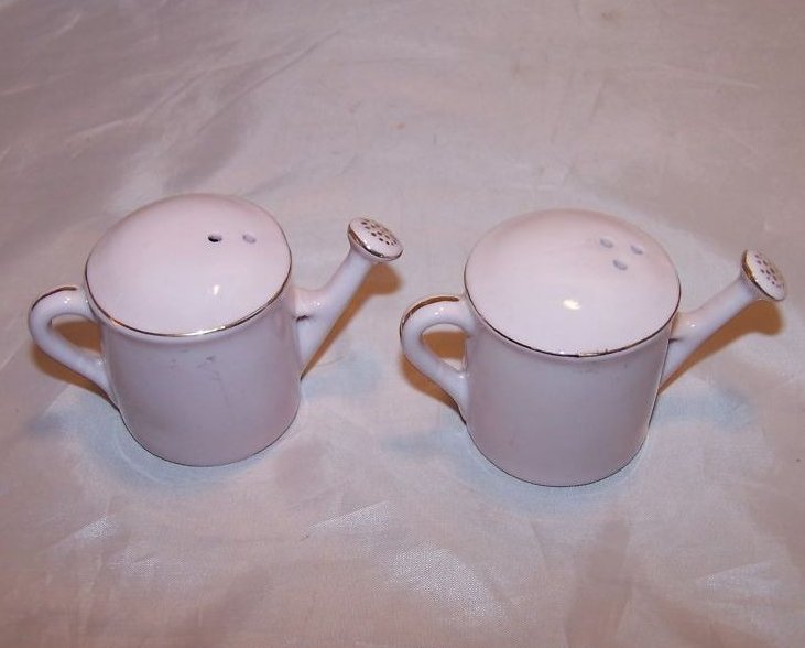 Image 3 of Pink Watering Can Salt and Pepper Shakers Shaker