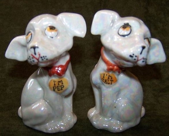 Staffordshire Dog Salt and Pepper Shaker Set