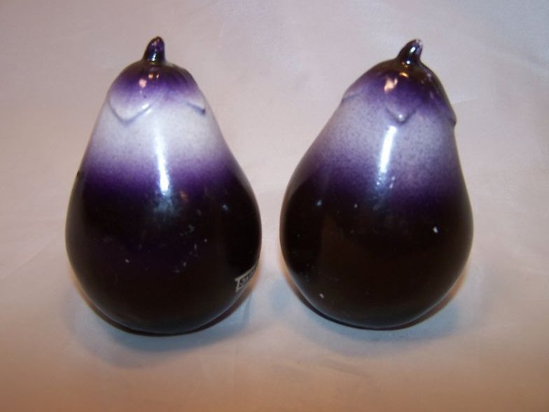 Image 2 of Eggplant Salt and Pepper Shakers Shaker, Japan Japanese