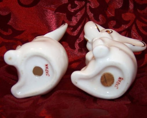 Image 4 of White Elephant Salt and Pepper Shakers Shaker Set, Japan Japanese