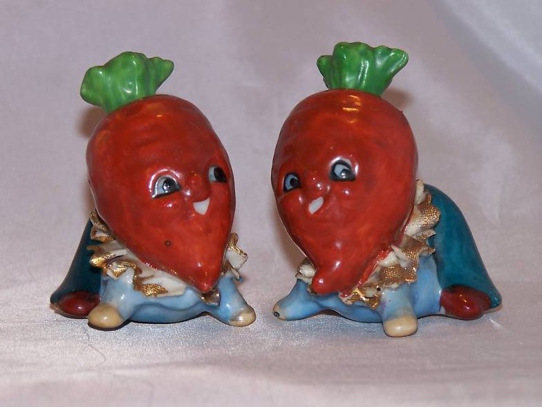 Carrot Salt and Pepper Shakers Shaker, Japan Japanese