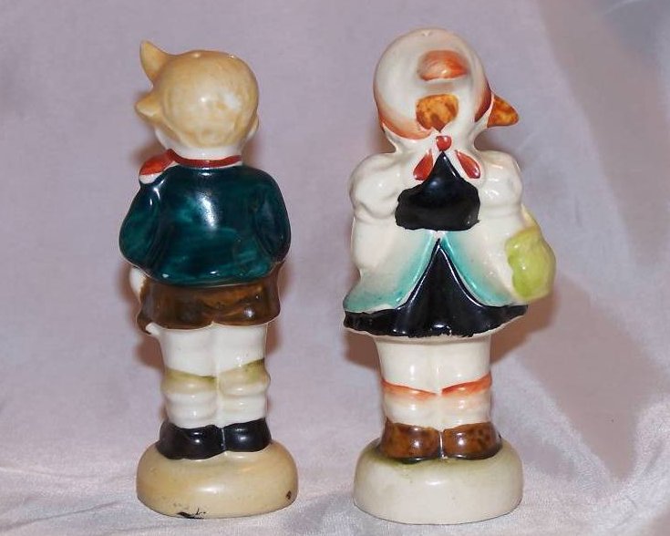 Image 2 of Boy and Girl Salt and Pepper Shakers Shaker, Japan Japanese