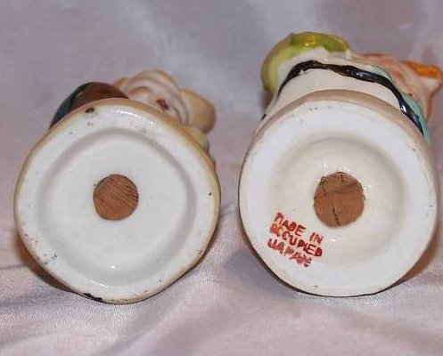 Image 4 of Boy and Girl Salt and Pepper Shakers Shaker, Japan Japanese
