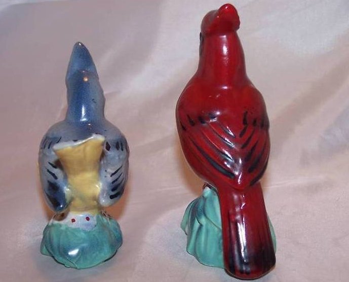 Image 2 of Cardinal Birds Bird Salt and Pepper Shakers Shaker Japan