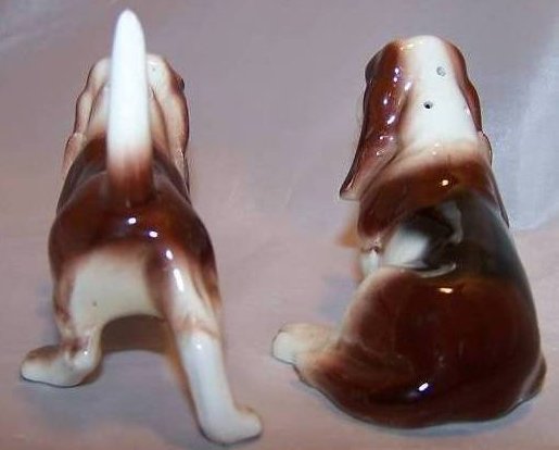 Image 3 of Bassett Hound Dog Salt and Pepper Shakers Shaker, Japan 