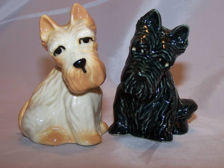 Image 0 of Scottie Dog Salt and Pepper Shakers, Ceramic Arts Studio