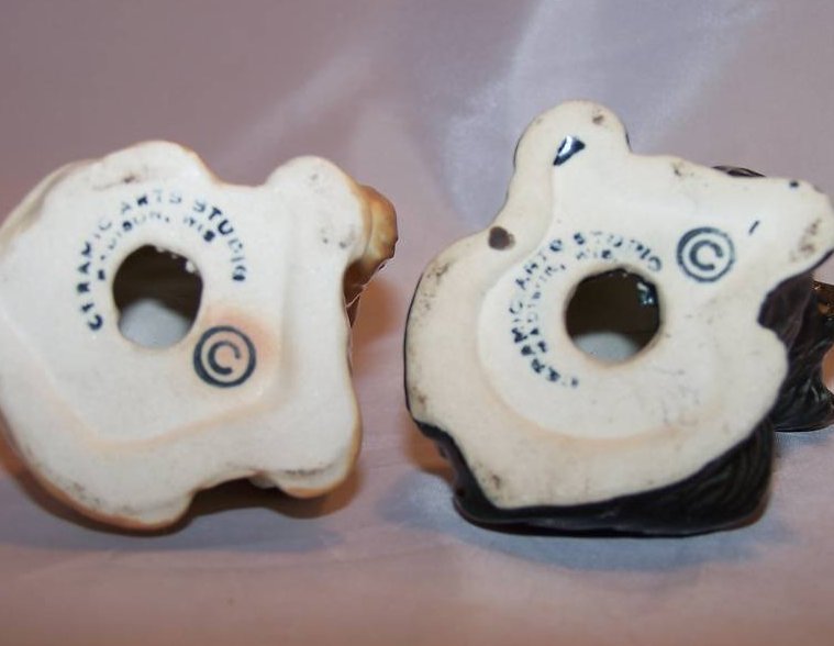 Image 5 of Scottie Dog Salt and Pepper Shakers, Ceramic Arts Studio