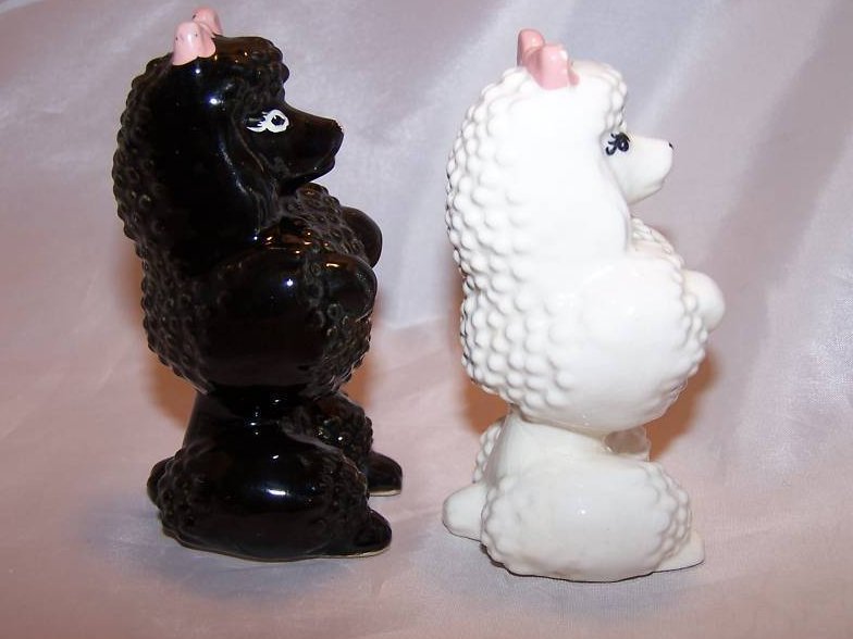Image 3 of Poodle Dog Puppy Salt and Pepper Shakers Shaker, Japan Japanese