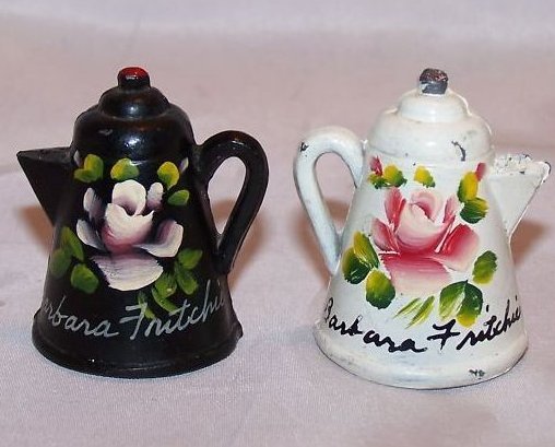 Image 0 of Coffee Pot Salt and Pepper Shakers, American USA