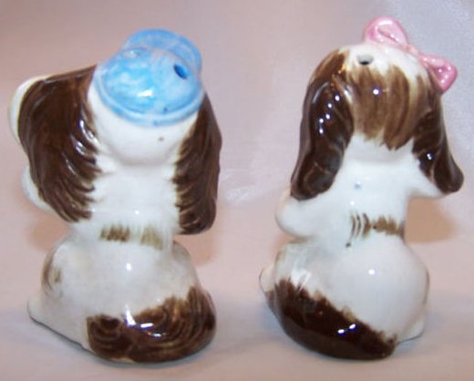 Image 2 of Ping Pong Pups, Dogs Salt and Pepper Shakers Shaker Japan
