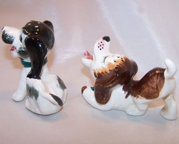 Image 2 of Singing Pups, Dogs Salt and Pepper Shakers Shaker Japan