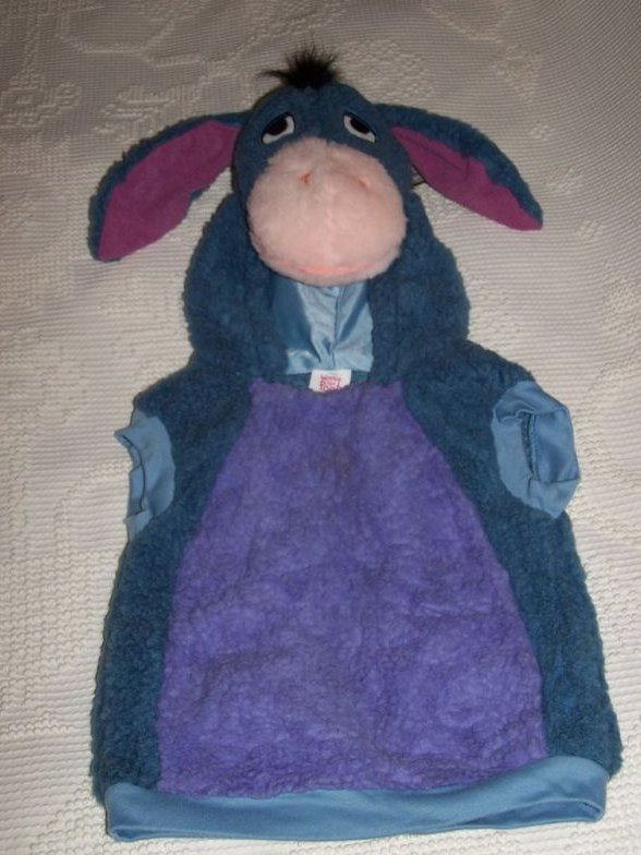 Eeyore Costume, Sz 1 to 2, Pullover Plush, Disney